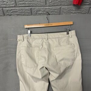 Lululemon Mens Tan Flat Front Pants Men Size 34x30